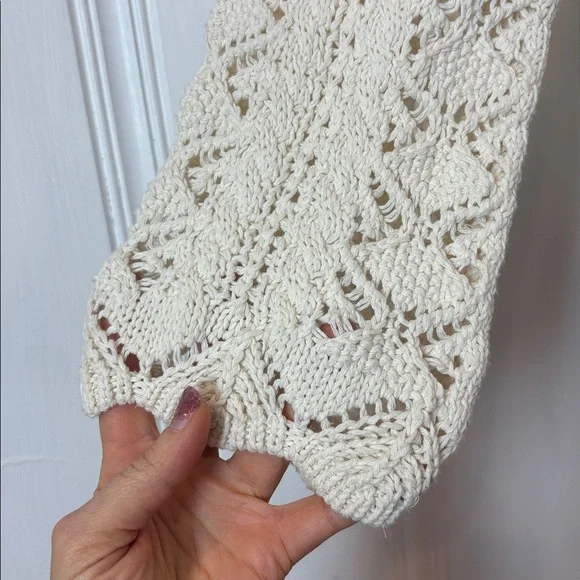 ZARA Chunky Crochet Knit Sweater | Boho Oversized | Size S - Picture 6 of 8